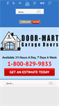 Mobile Screenshot of doormartgaragedoors.com